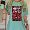 Marvel Spider-Man Eddie Brock Carnage Comic Book Cover Women's Comfort Colors T-Shirt Violet Marvel Spider-Man Eddie Brock Carnage Comic Book Cover Women's Comfort Colors T-Shirt Violet