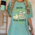 Matcha Green Tea Latte Drink Matcha Read Books Be Happy Women's Comfort Colors T-Shirt Violet Matcha Green Tea Latte Drink Matcha Read Books Be Happy Women's Comfort Colors T-Shirt Violet