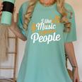 I Like Music More Than People Fan Introvert Women's Comfort Colors T-Shirt Violet