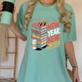 New Year New Chapter Book Lover Reader Women's Comfort Colors T-Shirt Violet New Year New Chapter Book Lover Reader Women's Comfort Colors T-Shirt Violet