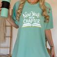 New Year New Chapter Happy New Year 2025 Book Premium Women's Comfort Colors T-Shirt Violet
