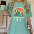How Many Nights a Week Should You Read 67 Book Reading Meme Women's Comfort Colors T-Shirt Violet
