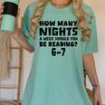 How Many Nights A Week Should You Be Reading 6-7 Book Lover Premium Tri-Blend Women's Comfort Colors T-Shirt Violet How Many Nights A Week Should You Be Reading 6-7 Book Lover Premium Tri-Blend Women's Comfort Colors T-Shirt Violet