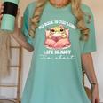 No Book Is Too Long Life Is Just Too Short Book Reading Book Women's Comfort Colors T-Shirt Violet