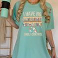 I Have No Shelf Control Book Lover Bookworms Women's Comfort Colors T-Shirt Violet