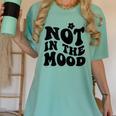 Not In The Mood Anti Social Introvert Sarcastic Retro Women's Comfort Colors T-Shirt Violet Not In The Mood Anti Social Introvert Sarcastic Retro Women's Comfort Colors T-Shirt Violet