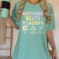 Nothing Beats Reading Book Librarian Across America Kids Women's Comfort Colors T-Shirt Violet