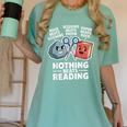 Nothing Beats Reading Rock Paper Scissors Book Lover Women's Comfort Colors T-Shirt Violet Nothing Beats Reading Rock Paper Scissors Book Lover Women's Comfort Colors T-Shirt Violet