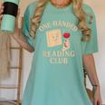 One-Handed Reading Club Smutty Book Lover Women's Comfort Colors T-Shirt Violet One-Handed Reading Club Smutty Book Lover Women's Comfort Colors T-Shirt Violet