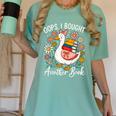 Oops I Bought Another Book Goose Reader Women's Comfort Colors T-Shirt Violet