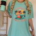 Paperbacks And Pool Days Flamingo Reading Summer Vibes Books Women's Comfort Colors T-Shirt Violet