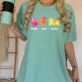 Peace Love Books Reader Librarian Library Book Women's Comfort Colors T-Shirt Violet