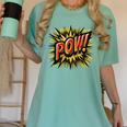 POW Comic Book Retro Artwork – Cartoon Collector Women's Comfort Colors T-Shirt Violet POW Comic Book Retro Artwork – Cartoon Collector Women's Comfort Colors T-Shirt Violet