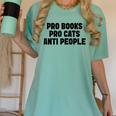 PRO Books PRO Cats Anti People Women's Comfort Colors T-Shirt Violet PRO Books PRO Cats Anti People Women's Comfort Colors T-Shirt Violet