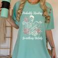 Probably Reading Something Unholy Book Lovers Women's Comfort Colors T-Shirt Violet Probably Reading Something Unholy Book Lovers Women's Comfort Colors T-Shirt Violet