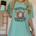 Proud Introverted Book Club Anti Social Reader Pet Cat Women's Comfort Colors T-Shirt Violet Proud Introverted Book Club Anti Social Reader Pet Cat Women's Comfort Colors T-Shirt Violet