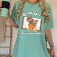 Quiet Girl Loud Imagination Book Lover Bookworm Reader Women's Comfort Colors T-Shirt Violet Quiet Girl Loud Imagination Book Lover Bookworm Reader Women's Comfort Colors T-Shirt Violet