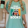 Raccoon Smutty Book Lover Spicy Romance Novels Women's Women's Comfort Colors T-Shirt Violet Raccoon Smutty Book Lover Spicy Romance Novels Women's Women's Comfort Colors T-Shirt Violet