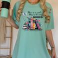 There Is No Such Thing As Too Many Books Reading Librarian Women's Comfort Colors T-Shirt Violet