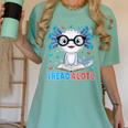 I Read Alotl Cute Axolotl Reading Book Lover Women's Comfort Colors T-Shirt Violet