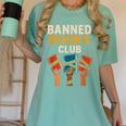 Read Banned Books Club Freely Anti-Censorship Librarian Women's Comfort Colors T-Shirt Violet