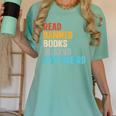 Read Banned Books Be Kind Stay Weird Women's Comfort Colors T-Shirt Violet Read Banned Books Be Kind Stay Weird Women's Comfort Colors T-Shirt Violet