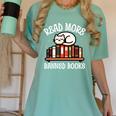 Read More Banned Books Reader Cat Lover Librarian Freedom Women's Comfort Colors T-Shirt Violet