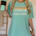 Read A Book Bruh Cool Ela English Teacher Reading Literature Women's Comfort Colors T-Shirt Violet