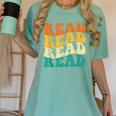 Read Read Read Read Book Lover Reading Bookworm Reader Women's Comfort Colors T-Shirt Violet
