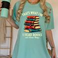 I Read Books Bookworm Halloween Women's Comfort Colors T-Shirt Violet