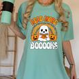 Read More Books Booooks Ghost Pumpkin Cute Teacher Halloween Women's Comfort Colors T-Shirt Violet Read More Books Booooks Ghost Pumpkin Cute Teacher Halloween Women's Comfort Colors T-Shirt Violet