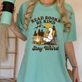 Read Books Be Kind Stay Weird Bookish Silly Goose Reading Women's Comfort Colors T-Shirt Violet Read Books Be Kind Stay Weird Bookish Silly Goose Reading Women's Comfort Colors T-Shirt Violet