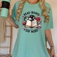 Read Books Be Kind Stay Weird Dragon Book Lover Women's Comfort Colors T-Shirt Violet Read Books Be Kind Stay Weird Dragon Book Lover Women's Comfort Colors T-Shirt Violet