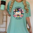 Read Books Be Kind Stay Weird Dragon Women's Comfort Colors T-Shirt Violet