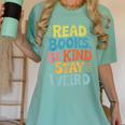 Read Books Be Kind Stay Weird The Perfect Life Formula Women's Comfort Colors T-Shirt Violet