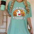 Read More Books Teacher Halloween Men Women Women's Comfort Colors T-Shirt Violet