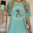 Read Books Throw Hooks Boxing Literacy Shirt Women's Comfort Colors T-Shirt Violet