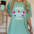 Read Your Heart Out Cute Teacher Women Book Lovers Women's Comfort Colors T-Shirt Violet Read Your Heart Out Cute Teacher Women Book Lovers Women's Comfort Colors T-Shirt Violet
