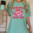 Read Your Heart Out Teacher Valentine Reading Book Lover Women's Comfort Colors T-Shirt Violet Read Your Heart Out Teacher Valentine Reading Book Lover Women's Comfort Colors T-Shirt Violet