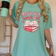 Read Your Heart Out Teacher Valentines Day Book Lover Women's Comfort Colors T-Shirt Violet Read Your Heart Out Teacher Valentines Day Book Lover Women's Comfort Colors T-Shirt Violet