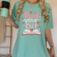 Read Your Heart Out Teacher Valentines Day Reading Book Love Premium Tri-Blend Women's Comfort Colors T-Shirt Violet Read Your Heart Out Teacher Valentines Day Reading Book Love Premium Tri-Blend Women's Comfort Colors T-Shirt Violet