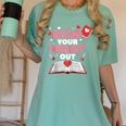 Read Your Heart Out Valentines Day Reading Book Kids Teacher Women's Comfort Colors T-Shirt Violet Read Your Heart Out Valentines Day Reading Book Kids Teacher Women's Comfort Colors T-Shirt Violet