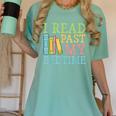 I Read Past My Bedtime Book Quote Humor Women's Comfort Colors T-Shirt Violet