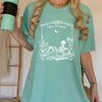 Read In Peace Skeleton Reading Book Halloween Bookish Women's Comfort Colors T-Shirt Violet