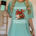 I Read Because Roasting People Is Frowned Upon Dragon Book Premium Tri-Blend Women's Comfort Colors T-Shirt Violet I Read Because Roasting People Is Frowned Upon Dragon Book Premium Tri-Blend Women's Comfort Colors T-Shirt Violet