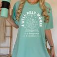 A Well Read Woman Book Lover Literary Quote Women's Comfort Colors T-Shirt Violet A Well Read Woman Book Lover Literary Quote Women's Comfort Colors T-Shirt Violet