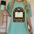 A Well Read Woman Is A Dangerous Creature For Book Lovers Women's Comfort Colors T-Shirt Violet