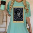 The Reader Tarot Card Mystic Dragon Book Magic Women's Comfort Colors T-Shirt Violet The Reader Tarot Card Mystic Dragon Book Magic Women's Comfort Colors T-Shirt Violet