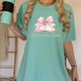 Reading Books Mom Mothers Day Coquette Pink Bow Book Lovers Women's Comfort Colors T-Shirt Violet Reading Books Mom Mothers Day Coquette Pink Bow Book Lovers Women's Comfort Colors T-Shirt Violet