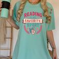 Reading Is My Favorite Sport Book Lover Keepsake For Women Women's Comfort Colors T-Shirt Violet Reading Is My Favorite Sport Book Lover Keepsake For Women Women's Comfort Colors T-Shirt Violet